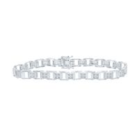 3/8CTW-DIA P1 5.40MM MEN%27S BRACELET (8 INCH)