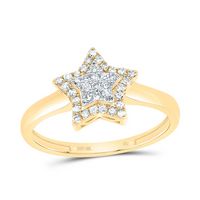 1/5CTW-DIA NK FASHION STAR RING