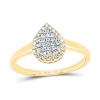 1/5CTW-DIA NK FASHION PEAR RING