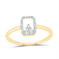 1/8CTW DIA P1 GIFT EMERALD RING