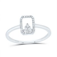 1/8CTW DIA P1 GIFT EMERALD RING