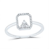 1/8CTW DIA P1 GIFT OCTAGON RING