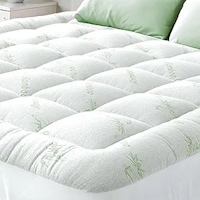 Ultra Soft Queen Size Mattress Topper - Ca King (Color Varies)