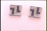 1/3CT-DIA MICRO-PAVE MENS EARRINGS