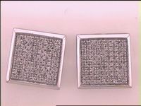 1/2CT-DIA MICRO-PAVE EARRINGS
