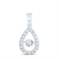 1/3CTW-DIA CN  TWINKLE FASHION PEAR PENDANT