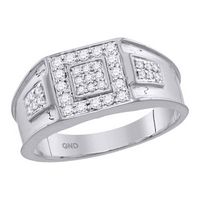 1/2CTW- DIA MENS RING
