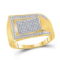 1/3CT-DIA MICRO-PAVE MENS RING