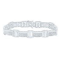 1 5/8CT-DIA MICRO-PAVE BRACELET