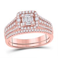 7/8CT-DIA ANA M DIANA BRIDAL SET
