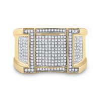 5/8CT-DIA P1P2 MENS RING
