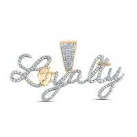 1CT-DIA CN &quot;LOYALTY&quot; MENS CHARM