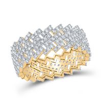 1 5/8CTW-DIA NK FULL ROUND CUBAN MENS BAND