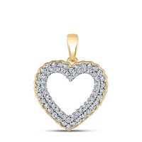 1/3CTW-DIA P2 GIFT HEART PENDANT