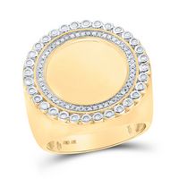 3/8CTW-DIA P1P2 MENS RING