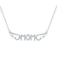 1/6CTW-DIA P1 MOM GIFT NECKLACE