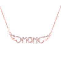 1/6CTW-DIA P1 MOM GIFT NECKLACE