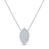 1/5CTW-DIA CN GIFT MARQUISE NECKLACE