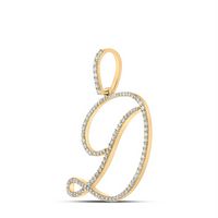 5/8CTW-DIA P1 INITIAL &quot;D&quot; GIFT PENDANT