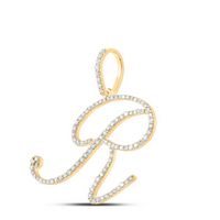 5/8CTW-DIA P1 INITIAL &quot;R&quot; GIFT PENDANT