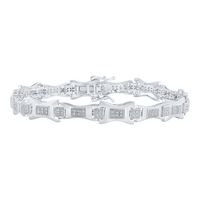 1/2CTW-DIA P1P2 MENS BRACELET (8.5 INCH)