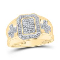 1/3CTW-DIA P1P2 MENS RING