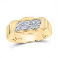 1/2CTW-DIA CN MENS RING