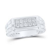 1/2CTW-DIA CN MENS RING