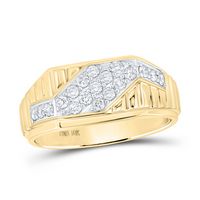 1/2CTW-DIA CN MENS RING