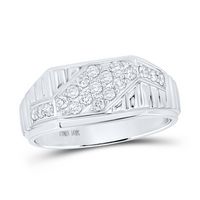 1/2CTW-DIA CN MENS RING