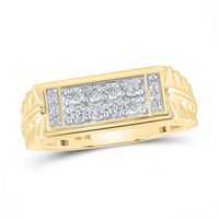 1/2CTW-DIA CN MENS RING