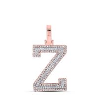 3/8CTW-DIA P1P2 INITIAL &quot;Z&quot; PENDANT
