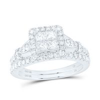 7/8CTW-DIA CN TESSERA BRIDAL SET