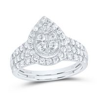1CTW-DIA CN BRIDAL SET