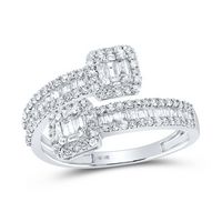 1CTW-DIA CN CUFF MENS RING