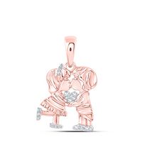 1/20CTW-DIA CN GIFT COUPLE HEART PENDANT