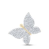 1/2CTW-DIA NK BUTTERFLY PENDANT