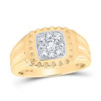 1/2CTW-DIA NK MENS RING