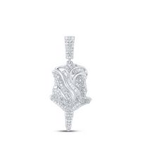 1 CTW-DIA P1 GIFT ROSE PENDANT