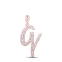 1/2CTW-DIA NK INITIAL &quot;Q&quot; PENDANT