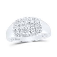 3/4CTW-DIA NK MENS RING