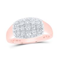 3/4CTW-DIA NK MENS RING