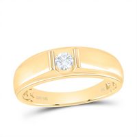 1/4CTW-DIA NK MENS RING