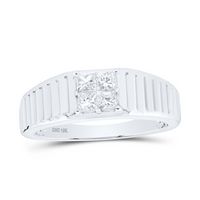 1/2CTW-DIA CN MENS RING