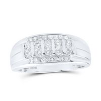 3/4CTW-DIA NK MENS RING