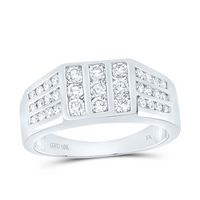 1CTW-DIA NK MENS RING