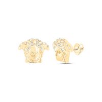 1/10CTW-DIA NK MEDUSA EARRING
