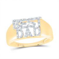 1/10CTW-DIA P1 DAD MENS RING