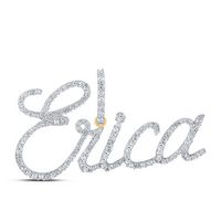 5/8CTW-DIA P1 &quot;Erica&quot; INITIAL PENDANT