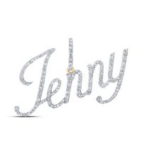 5/8CTW-DIA P1 &quot;Jenny&quot; INITIAL PENDANT